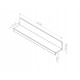 Półka SLIM 135x23x23 - BIAŁY MAT / SAN REMO JASNY