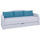 Sofa z funkcją spania KLAUS 2 208x86x75 do salonu pokoju sypialni