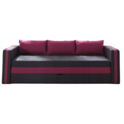 Sofa z funkcją spania POSEJDON 2 RÓŻOWA 222x71x75 do salonu pokoju sypialni