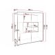 Komoda KALABRIA 100x107x35